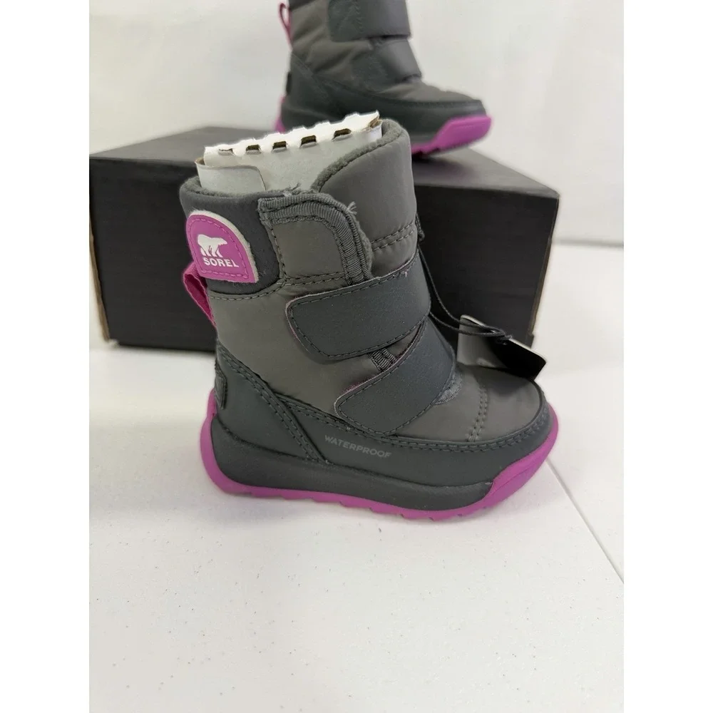Sorel Toddler Whitney II Strap Snow Boots Toddler Infants Size US 4 Insulated